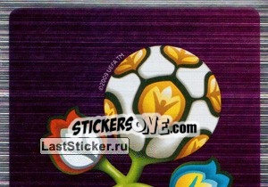 Figurina Official logo - UEFA Euro Poland-Ukraine 2012. Platinum edition - Panini