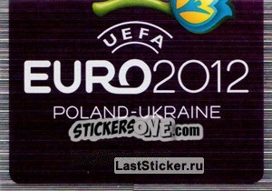 Sticker Official logo - UEFA Euro Poland-Ukraine 2012. Platinum edition n. 2 - Panini