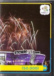 Sticker Donbass Arena - UEFA Euro Poland-Ukraine 2012. Platinum edition n. 21 - Panini