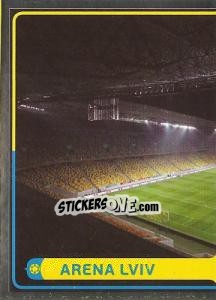 Figurina Arena Lviv - UEFA Euro Poland-Ukraine 2012. Platinum edition - Panini