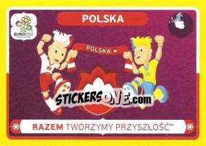 Sticker Razem Tworzymy przyszłośc - UEFA Euro Poland-Ukraine 2012. Platinum edition - Panini