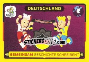 Sticker Gemeinsam Geschichte Schreiben - UEFA Euro Poland-Ukraine 2012. Platinum edition n. 36 - Panini
