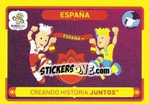 Sticker Creando historia juntos - UEFA Euro Poland-Ukraine 2012. Platinum edition - Panini