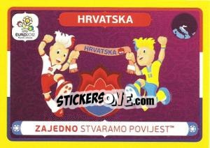 Sticker Zajedno stvaramo povijest - UEFA Euro Poland-Ukraine 2012. Platinum edition - Panini