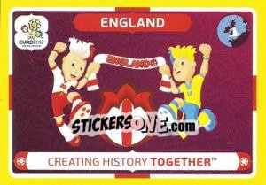 Sticker Creating History Together - UEFA Euro Poland-Ukraine 2012. Platinum edition - Panini