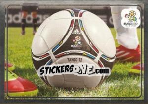 Sticker Official ball - UEFA Euro Poland-Ukraine 2012. Platinum edition - Panini