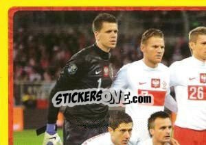 Sticker Team - Polska - UEFA Euro Poland-Ukraine 2012. Platinum edition - Panini