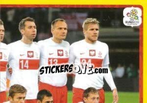 Sticker Team - Polska - UEFA Euro Poland-Ukraine 2012. Platinum edition n. 52 - Panini
