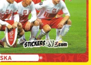 Sticker Team - Polska - UEFA Euro Poland-Ukraine 2012. Platinum edition n. 54 - Panini