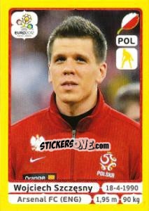 Sticker Wojciech Szczęsny - UEFA Euro Poland-Ukraine 2012. Platinum edition - Panini