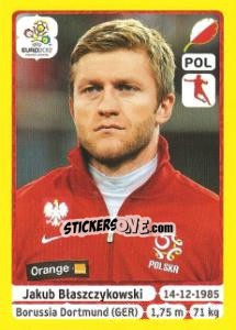 Cromo Jakub Błaszczykowski - UEFA Euro Poland-Ukraine 2012. Platinum edition - Panini