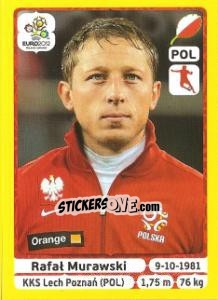Sticker Rafał Murawski - UEFA Euro Poland-Ukraine 2012. Platinum edition n. 66 - Panini