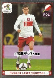 Sticker Robert Lewandowski - UEFA Euro Poland-Ukraine 2012. Platinum edition n. 77 - Panini