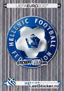 Sticker Badge - Hellas - UEFA Euro Poland-Ukraine 2012. Platinum edition n. 79 - Panini
