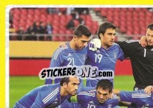 Sticker Team - Hellas - UEFA Euro Poland-Ukraine 2012. Platinum edition n. 80 - Panini