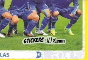Sticker Team - Hellas - UEFA Euro Poland-Ukraine 2012. Platinum edition n. 83 - Panini