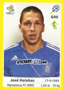 Sticker José Holebas - UEFA Euro Poland-Ukraine 2012. Platinum edition n. 89 - Panini