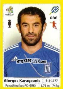Sticker Giorgos Karagounis - UEFA Euro Poland-Ukraine 2012. Platinum edition n. 94 - Panini
