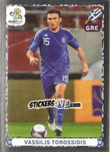 Sticker Vasilis Torosidis - UEFA Euro Poland-Ukraine 2012. Platinum edition n. 104 - Panini