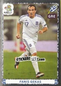 Sticker Fanis Gekas - UEFA Euro Poland-Ukraine 2012. Platinum edition - Panini