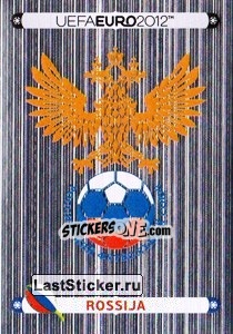 Sticker Badge - Rossija - UEFA Euro Poland-Ukraine 2012. Platinum edition - Panini