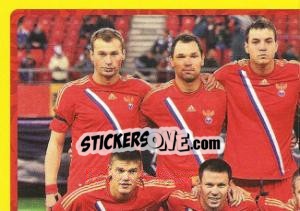 Sticker Team - Rossija - UEFA Euro Poland-Ukraine 2012. Platinum edition n. 109 - Panini
