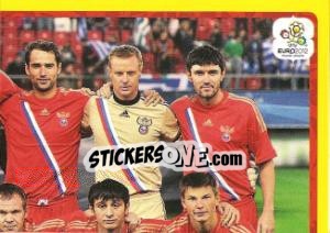 Sticker Team - Rossija - UEFA Euro Poland-Ukraine 2012. Platinum edition - Panini