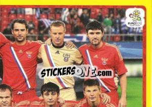 Sticker Team - Rossija - UEFA Euro Poland-Ukraine 2012. Platinum edition n. 110 - Panini
