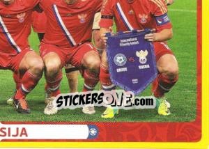 Sticker Team - Rossija - UEFA Euro Poland-Ukraine 2012. Platinum edition n. 112 - Panini