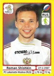 Sticker Roman Shishkin - UEFA Euro Poland-Ukraine 2012. Platinum edition - Panini