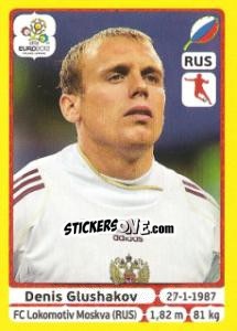 Figurina Denis Glushakov - UEFA Euro Poland-Ukraine 2012. Platinum edition - Panini