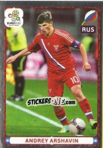 Sticker Andrey Arshavin - UEFA Euro Poland-Ukraine 2012. Platinum edition n. 134 - Panini