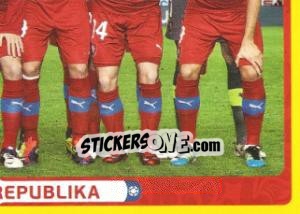 Sticker Team - Ceská Republika - UEFA Euro Poland-Ukraine 2012. Platinum edition n. 141 - Panini
