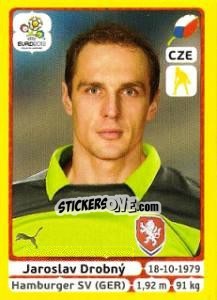 Sticker Jaroslav Drobný - UEFA Euro Poland-Ukraine 2012. Platinum edition n. 143 - Panini