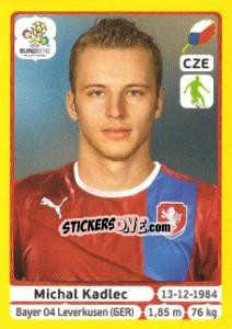 Sticker Michal Kadlec - UEFA Euro Poland-Ukraine 2012. Platinum edition n. 144 - Panini