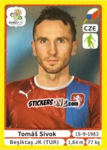 Sticker Tomáš Sivok - UEFA Euro Poland-Ukraine 2012. Platinum edition - Panini