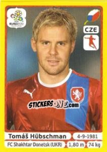 Sticker Tomáš Hübschman - UEFA Euro Poland-Ukraine 2012. Platinum edition n. 151 - Panini