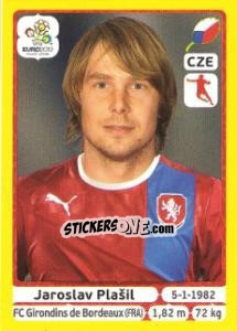Sticker Jaroslav Plašil - UEFA Euro Poland-Ukraine 2012. Platinum edition n. 154 - Panini