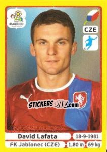 Sticker David Lafata - UEFA Euro Poland-Ukraine 2012. Platinum edition n. 157 - Panini