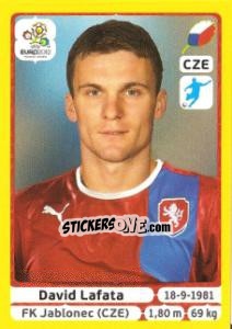 Sticker David Lafata - UEFA Euro Poland-Ukraine 2012. Platinum edition - Panini