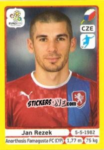 Figurina Jan Rezek - UEFA Euro Poland-Ukraine 2012. Platinum edition - Panini