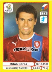 Sticker Milan Baroš - UEFA Euro Poland-Ukraine 2012. Platinum edition n. 159 - Panini