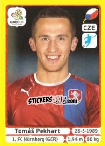 Sticker Tomáš Pekhart - UEFA Euro Poland-Ukraine 2012. Platinum edition n. 161 - Panini