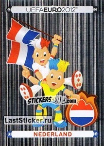 Sticker Official Mascot - Nederland - UEFA Euro Poland-Ukraine 2012. Platinum edition n. 165 - Panini