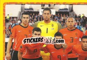 Sticker Team - Nederland - UEFA Euro Poland-Ukraine 2012. Platinum edition - Panini