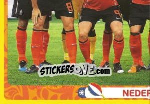 Sticker Team - Nederland - UEFA Euro Poland-Ukraine 2012. Platinum edition - Panini