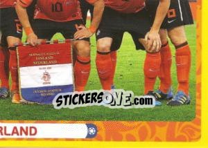 Sticker Team - Nederland - UEFA Euro Poland-Ukraine 2012. Platinum edition - Panini