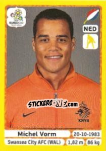 Sticker Michel Vorm - UEFA Euro Poland-Ukraine 2012. Platinum edition n. 172 - Panini