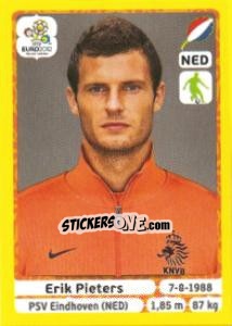 Sticker Erik Pieters - UEFA Euro Poland-Ukraine 2012. Platinum edition n. 176 - Panini