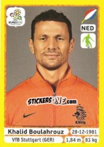 Sticker Khalid Boulahrouz - UEFA Euro Poland-Ukraine 2012. Platinum edition n. 177 - Panini